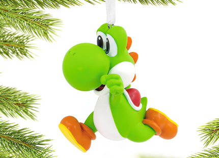 custom hallmark yoshi christmas ornament – Christmas ornament, holiday tree decoration or gift