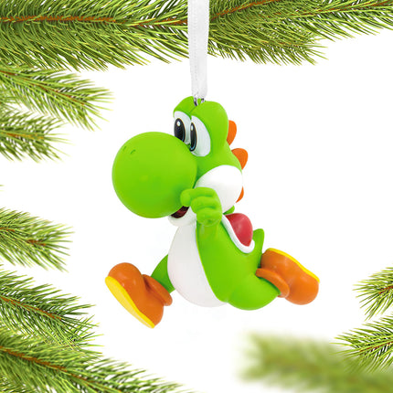 custom hallmark yoshi christmas ornament – Christmas ornament, holiday tree decoration or gift