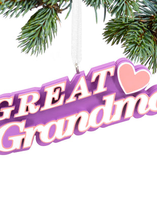 Hallmark Great Grandma Ornament  by HALLMARK Ornament