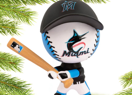 personalized hallmark miami marlins bouncing buddy christmas ornament – Christmas ornament, holiday tree decoration or gift