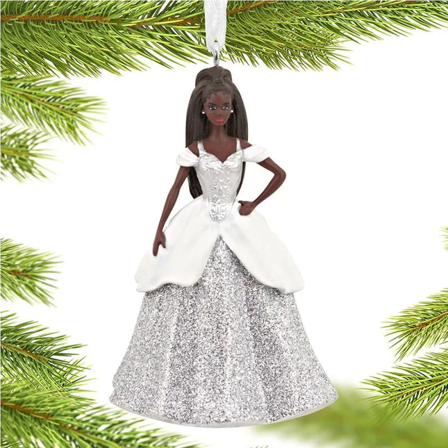 personalized hallmark african american holiday barbie christmas ornament – Christmas ornament, holiday tree decoration or gif