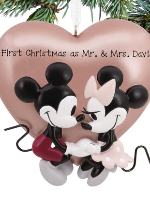 Hallmark Mickey Mouse & Minnie Mouse Love Ornament  by HALLMARK Ornament