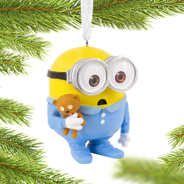 custom hallmark despicable me minion bob in pjs christmas ornament – Christmas ornament, holiday tree decoration or gift