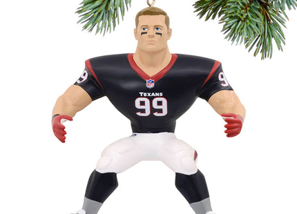 decorative hallmark nfl houston texans jj watt christmas ornament – Christmas ornament, holiday tree decoration or gift