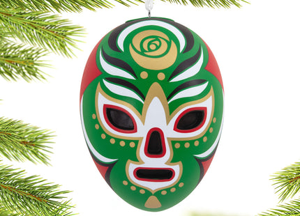 personalized hallmark mexican vida luchador mask christmas ornament – Christmas ornament, holiday tree decoration or gift