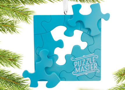 custom hallmark puzzle christmas ornament – Christmas ornament, holiday tree decoration or gift