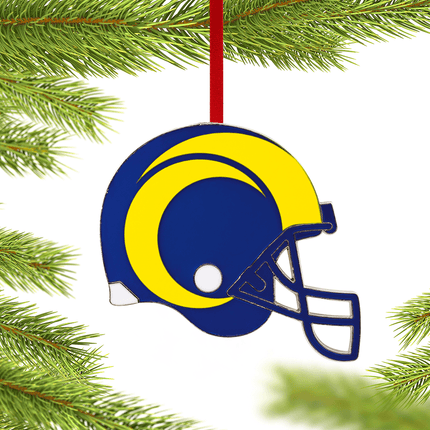 NFL Team Helmet Christmas Metal Ornament