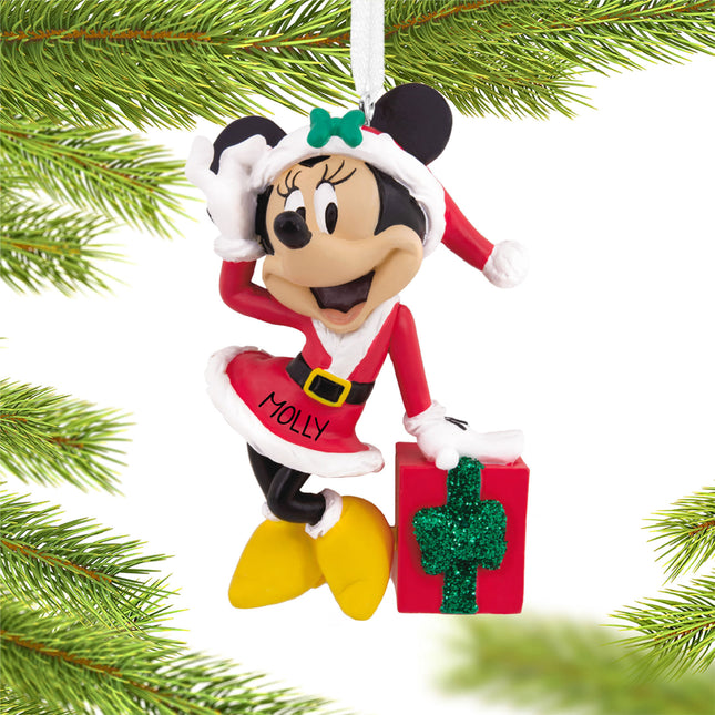 keepsake hallmark personalized minnie mouse by present christmas ornament – Christmas ornament, holiday tree decoration or gi