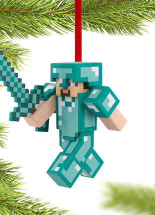 Hallmark Minecraft Steve Diamond Armor Ornament  by HALLMARK Ornament