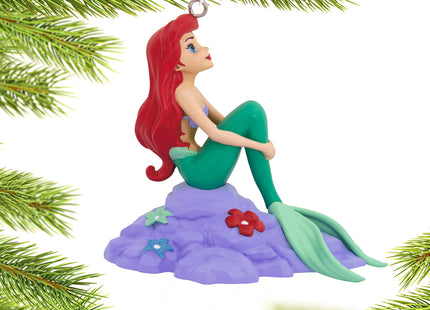 keepsake hallmark disney princess ariel on rock christmas ornament – Christmas ornament, holiday tree decoration or gift