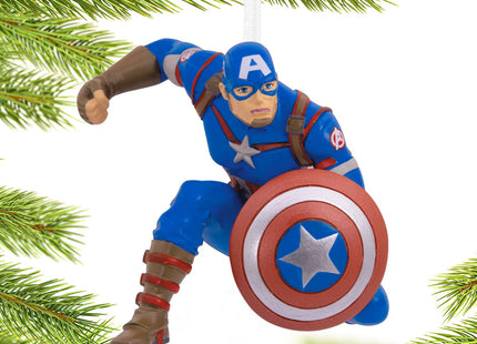 custom hallmark avengers captain america christmas ornament – Christmas ornament, holiday tree decoration or gift