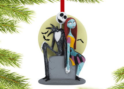 personalized hallmark disney nightmare before christmas jack skellington and sally christmas ornament – Christmas ornament, h