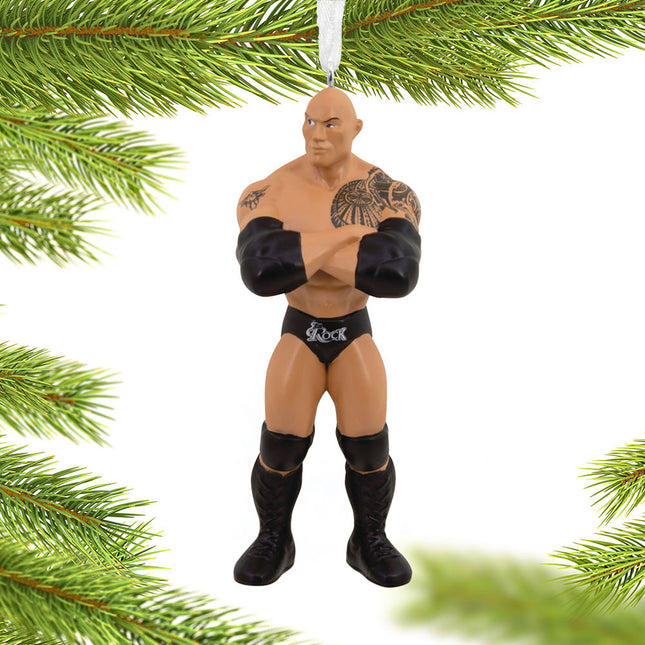 holiday hallmark wwe rock christmas ornament – Christmas ornament, holiday tree decoration or gift