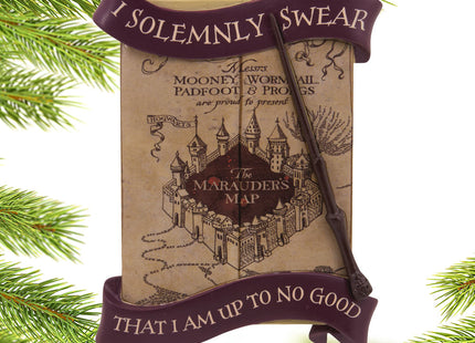 personalized hallmark personalized harry potter maruder's map christmas ornament – Christmas ornament, holiday tree decoratio