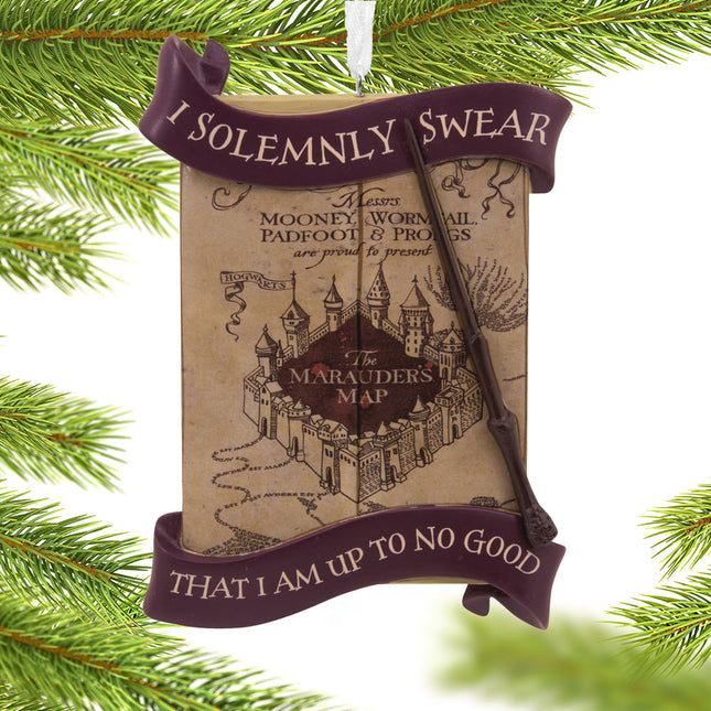personalized hallmark personalized harry potter maruder's map christmas ornament – Christmas ornament, holiday tree decoratio
