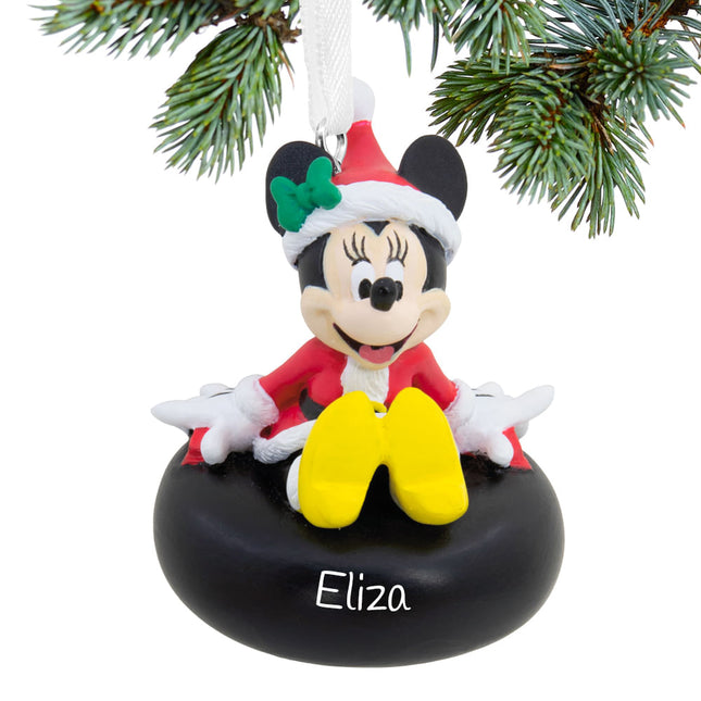 keepsake personalized hallmark disney minnie mouse on tube christmas ornament – Christmas ornament, holiday tree decoration o