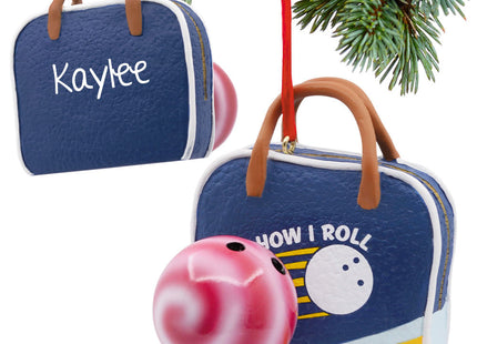 holiday hallmark bowling christmas ornament – Christmas ornament, holiday tree decoration or gift