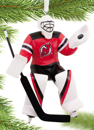 NHL Goalie New Jersey Devils Ornament  by HALLMARK Ornament