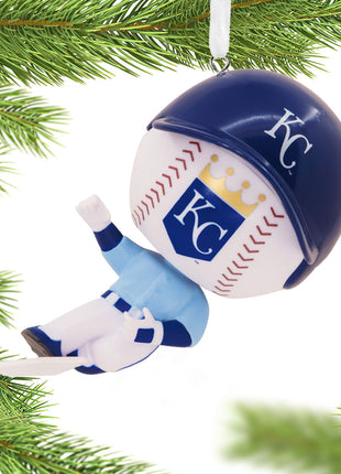 MLB Bouncing Buddy Sliding Kansas City Royals Ornament  by HALLMARK Ornament