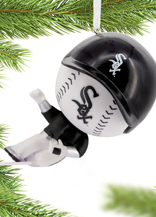 MLB Bouncing Buddy Sliding Chicago White Sox Ornament  by HALLMARK Ornament