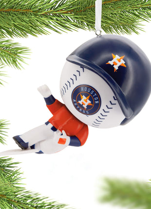 MLB Bouncing Buddy Sliding Houston Astros Ornament  by HALLMARK Ornament