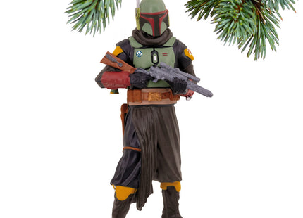 custom hallmark star wars mandalorian boba fett christmas ornament – Christmas ornament, holiday tree decoration or gift