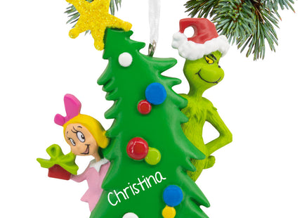 personalized hallmark dr. seuss how the grinch stole christmas grinch and cindy lou who christmas ornament – Christmas orname