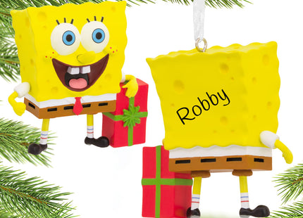 personalized hallmark spongebob christmas ornament – Christmas ornament, holiday tree decoration or gift