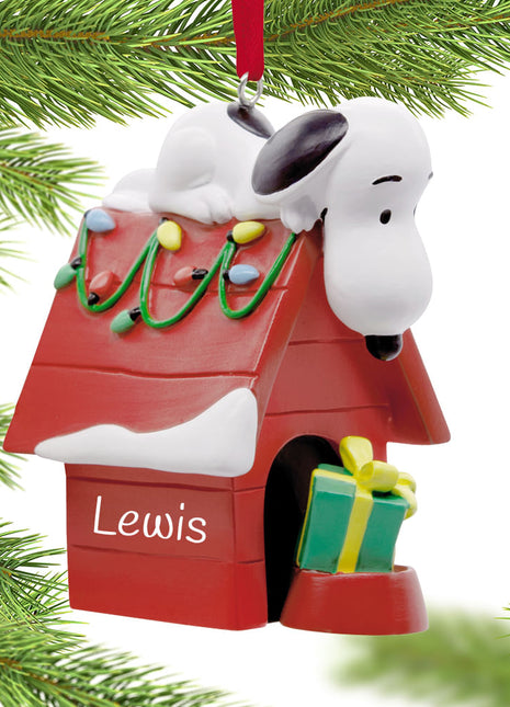 Hallmark Peanuts Snoopy on Doghouse with Lights Ornament  by HALLMARK Ornament