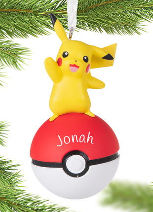 Hallmark Pokemon Pikachu with Ball Ornament  by HALLMARK Ornament