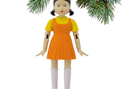 holiday personalized hallmark squid games young-hee doll christmas ornament – Christmas ornament, holiday tree decoration or 