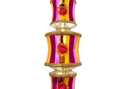 Hold 'Em Dazzler Glass Ornament