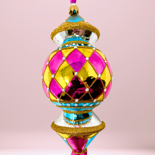 Honolulu Reflector Glass Ornament