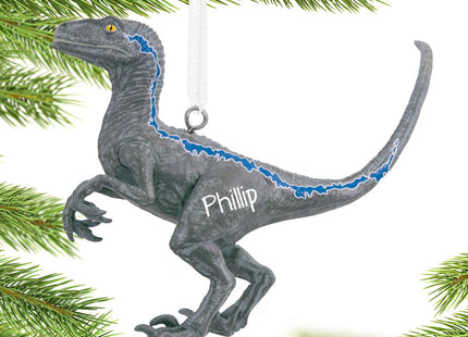 personalized hallmark jurassic park beta dinosaur christmas ornament – Christmas ornament, holiday tree decoration or gift