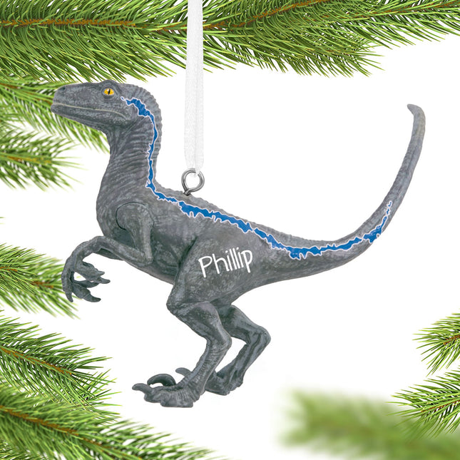 personalized hallmark jurassic park beta dinosaur christmas ornament – Christmas ornament, holiday tree decoration or gift
