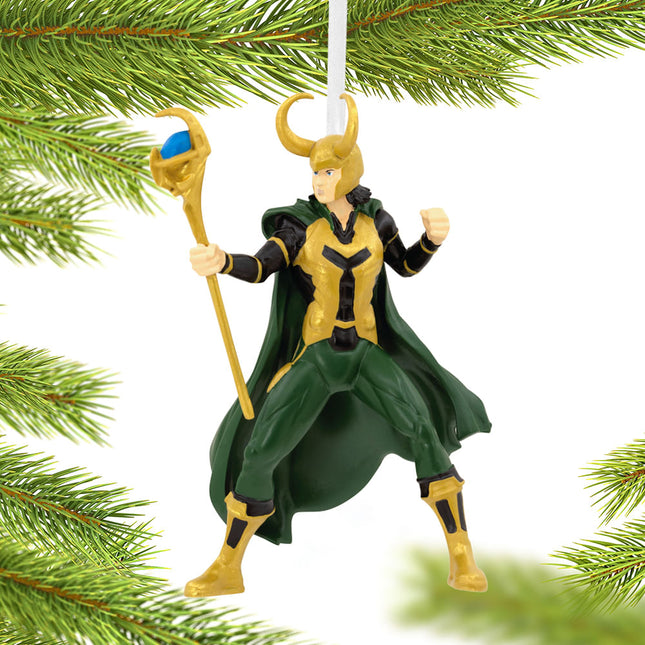personalized hallmark marvel loki christmas ornament – Christmas ornament, holiday tree decoration or gift