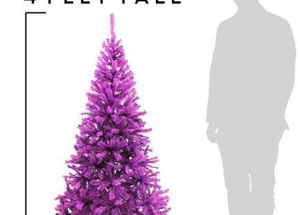 Purple Canadian Pine Halloween Christmas Tree