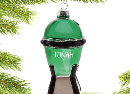 keepsake personalized green egg bbq grill christmas ornament – Christmas ornament, holiday tree decoration or gift
