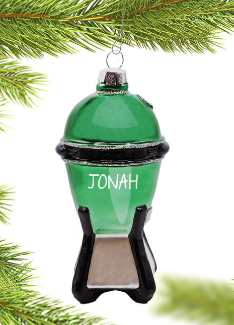 Green Egg BBQ Grill Ornament  by RTB WEST Ornament
