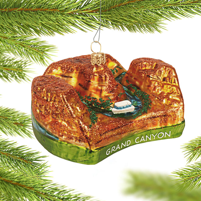 decorative grand canyon ornament – Christmas ornament, holiday tree decoration or gift