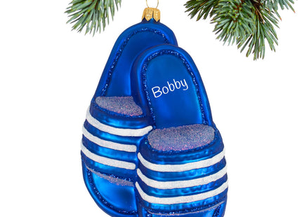 personalized personalized summer slippers christmas ornament – Christmas ornament, holiday tree decoration or gift