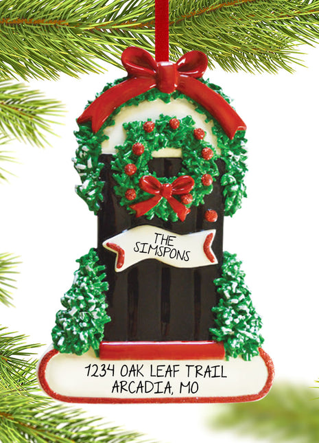 Wintery Door Ornament  by RUDOLPH AND ME Ornament