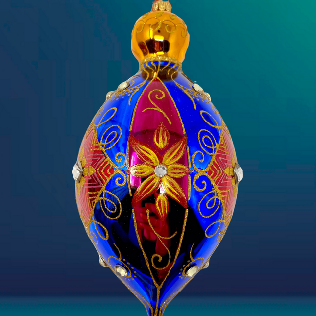 Iridescence Glass Ornament