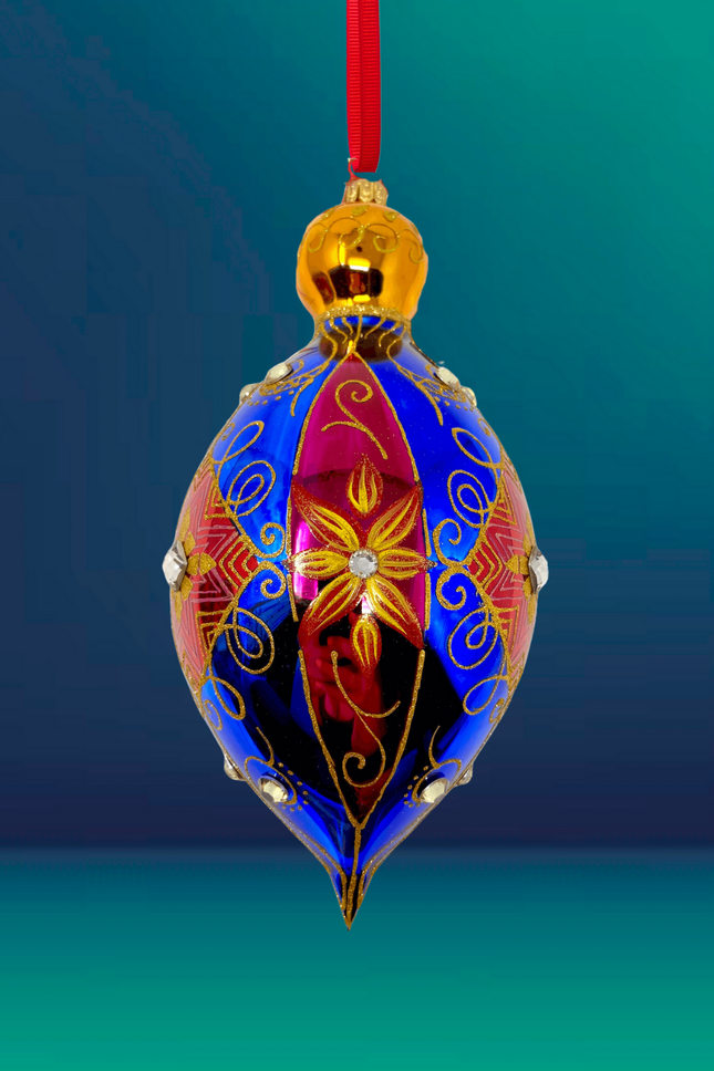 Iridescence Glass Ornament