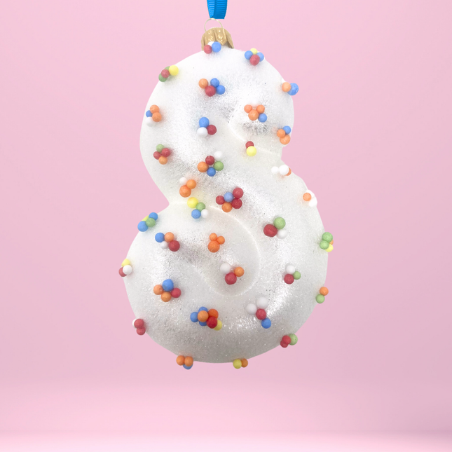 Italian S Cookie Glass Christmas Ornament