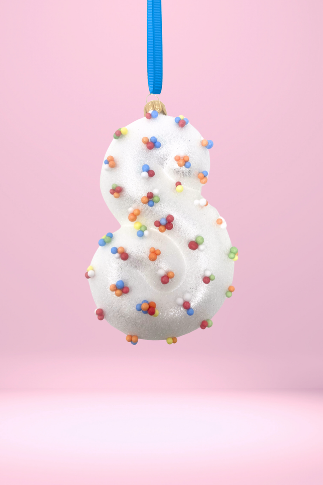 Italian S Cookie Glass Christmas Ornament