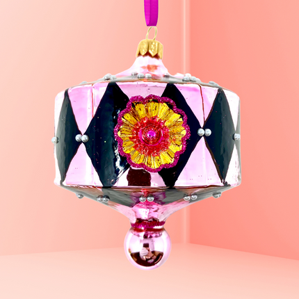 Jubilee Reflector Glass Ornament
