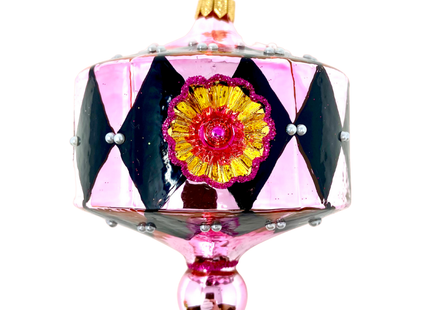 Jubilee Reflector Glass Ornament
