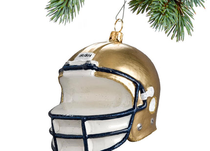 engraved glass notre dame helmet christmas ornament – Christmas ornament, holiday tree decoration or gift