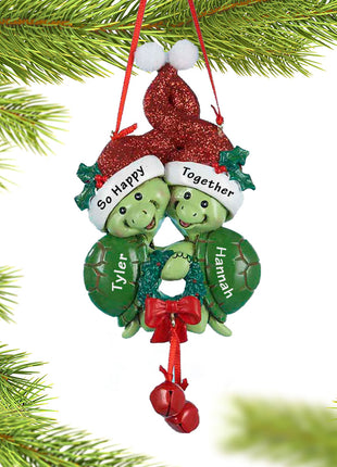 Turtle Couple Ornament  by KURT ADLER Ornament